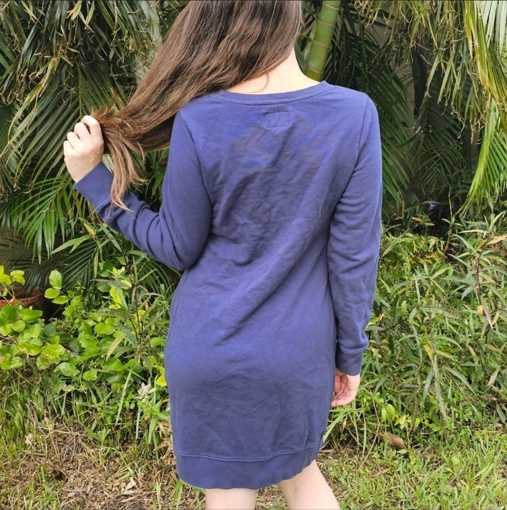 Elegant Blue Women's Dress